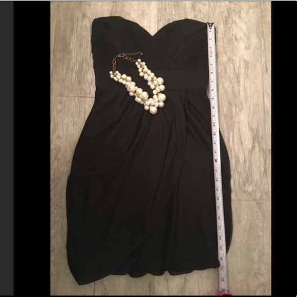 NWT Jasmine Black Strapless Dress Sz 6 oc20 - Picture 5 of 6